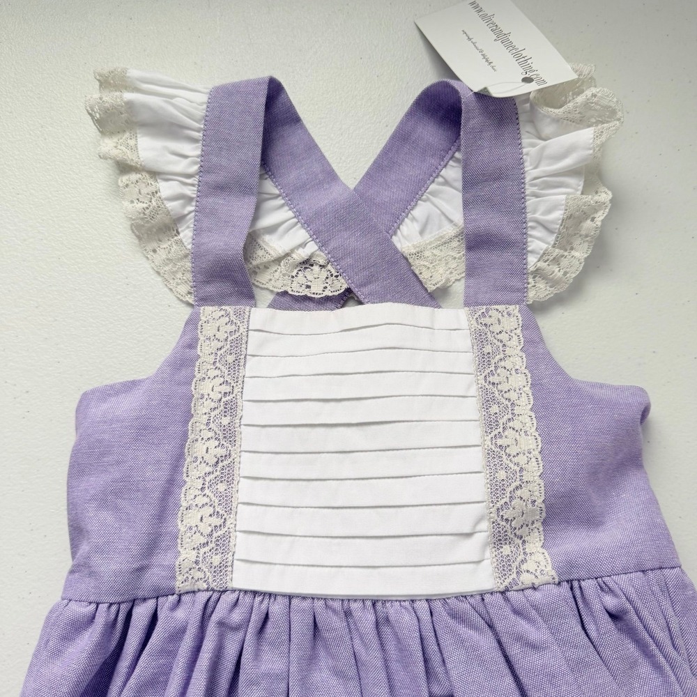Oliver + June Light Purple Boutique Dress Prairie Pinnie Size 6 NWT‎ - Picture 2 of 10